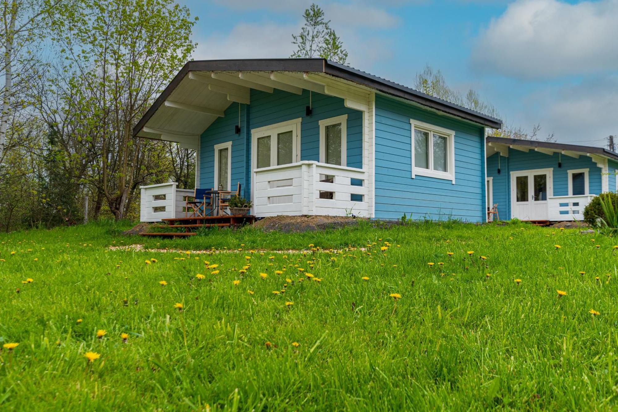 Domek Caloroczny Na Wylacznosc Niebieska Osada Nad Gorskim Potokiem Stary Waliszow Екстериор снимка