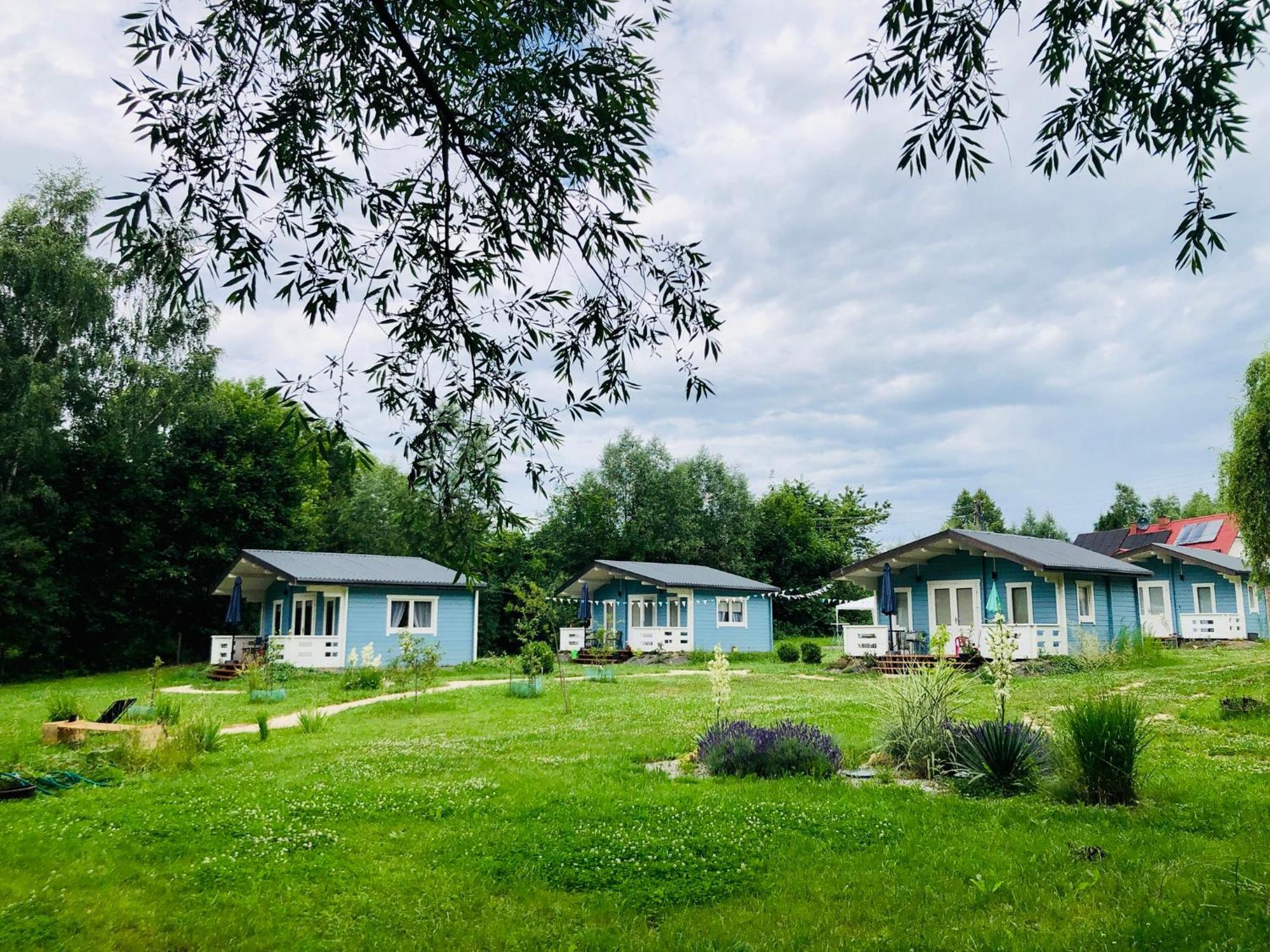 Domek Caloroczny Na Wylacznosc Niebieska Osada Nad Gorskim Potokiem Stary Waliszow Екстериор снимка